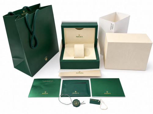 Rolex green presentation box - presentation,
